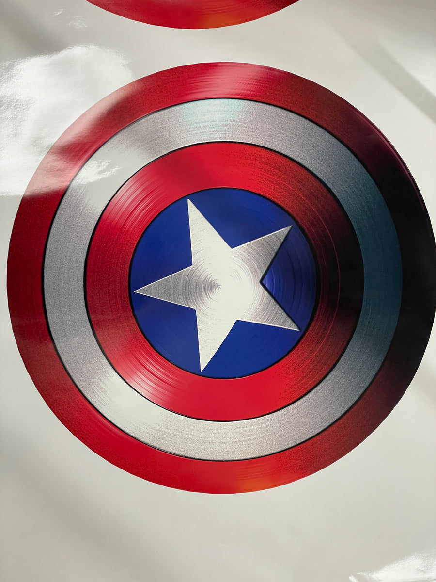 Captain America Shield Wall Sticker (Seconds) – AliceInWallpaperland