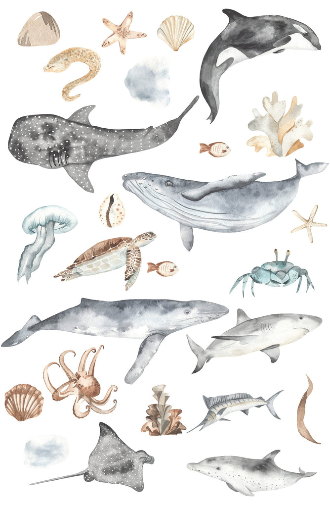 Marine Life Wall Stickers