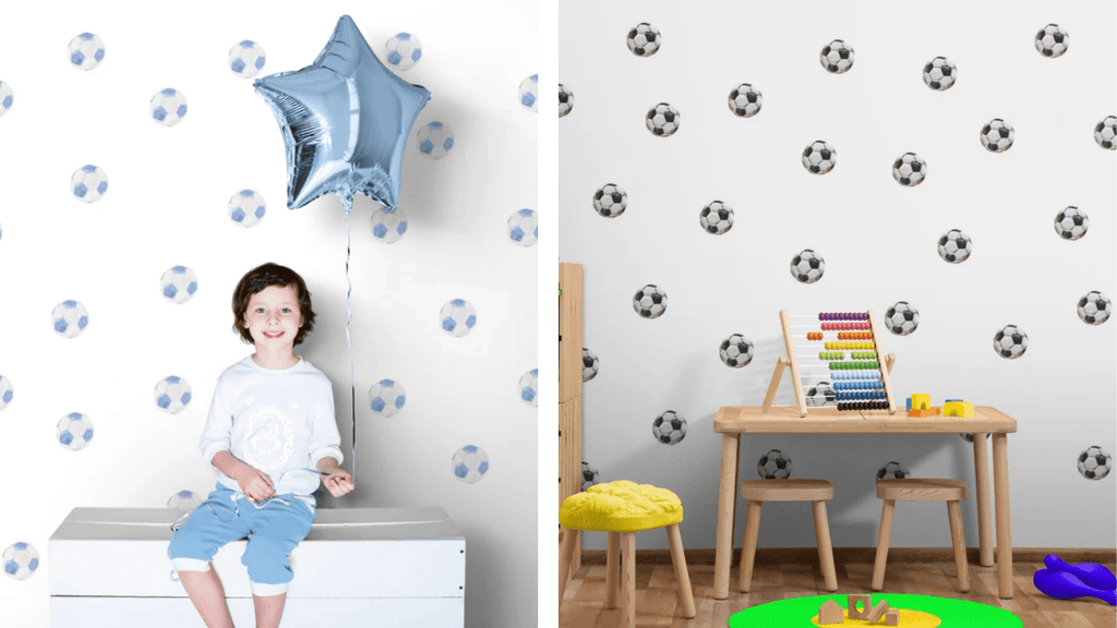 Is it possible to create a tasteful space for a child who’s football mad?