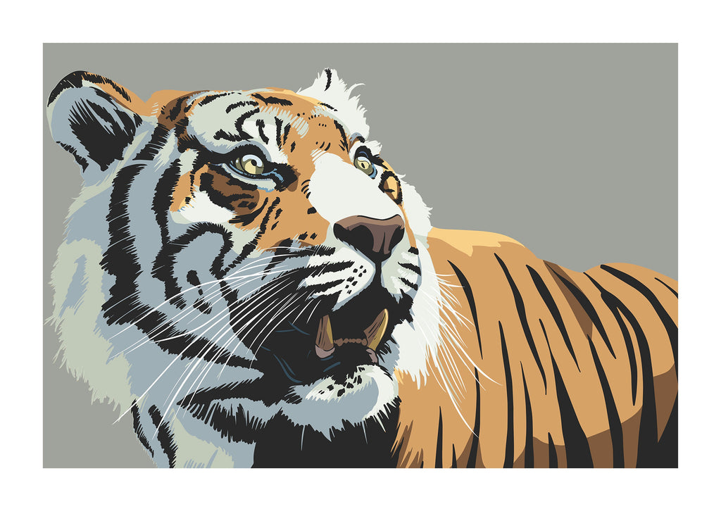 Bengal Tiger Art Print, Wall Prints, Living Room Art, Luxury Wall Art, Bedroom Art, Kitchen Art, Art Prints, Office Art