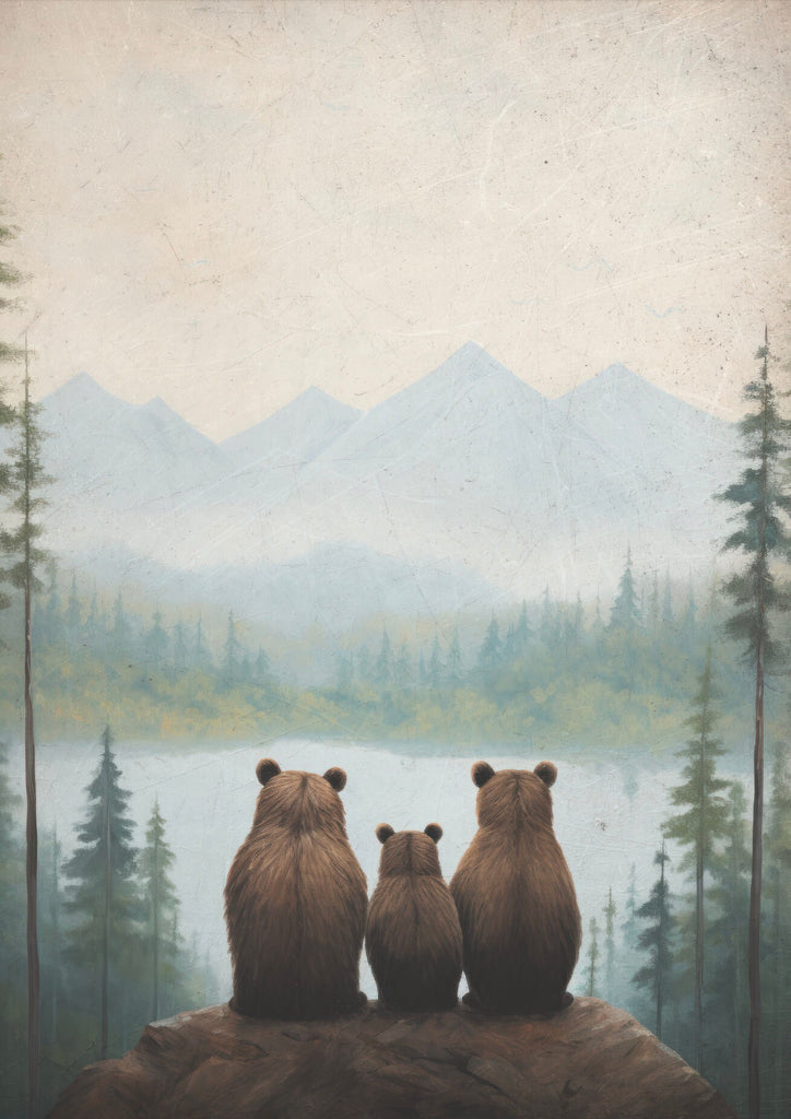 Three Bears Feature Wallpaper