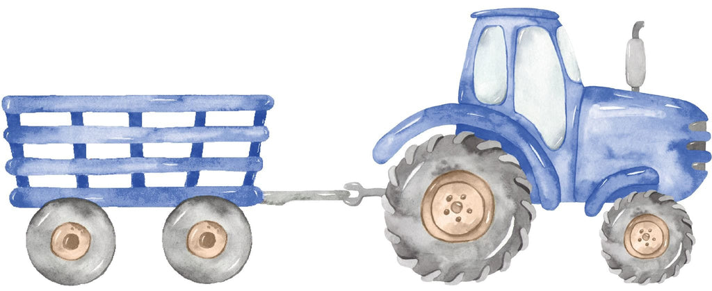 Tractor Wall Decal, Tractor Wall Sticker, Tractor Decal, Farm Tractor Wall Decal, New Holland Tractor Wall Sticker