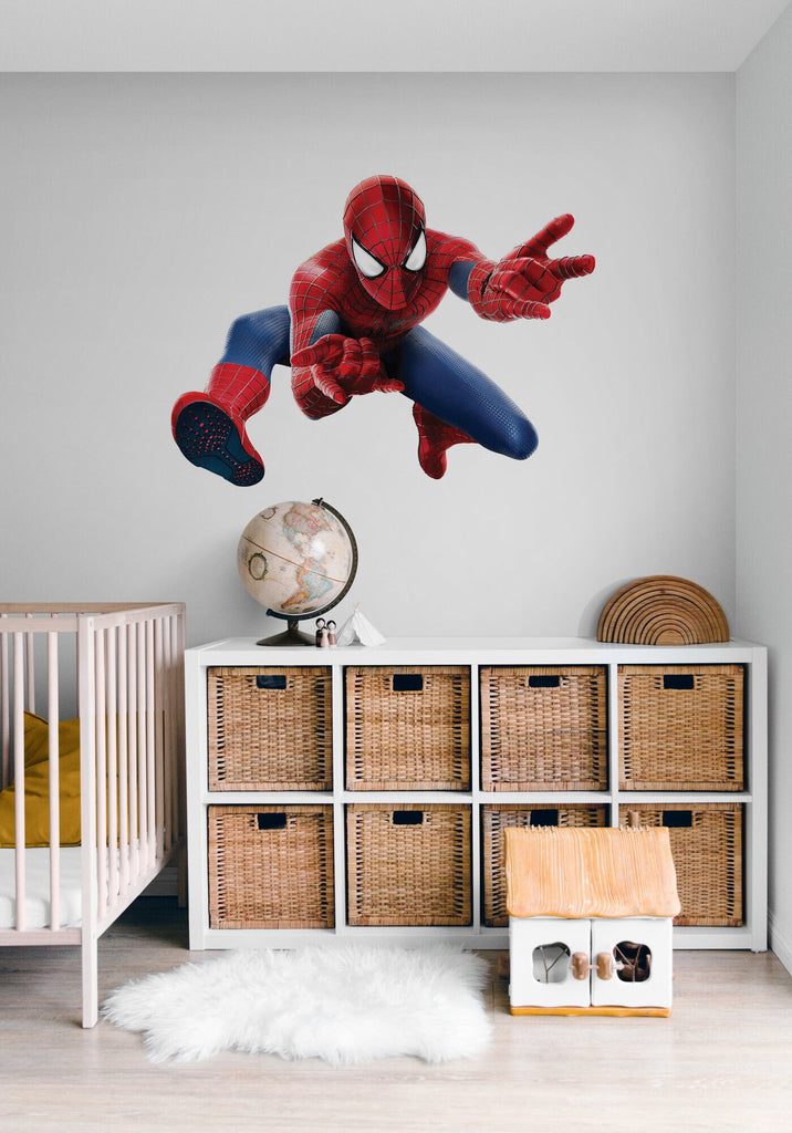 Spiderman Wall Sticker, Bedroom wall sticker, Playroom Wall Sticker, Marvel, Avengers, Superhero Sticker, Amazing Spiderman Decal