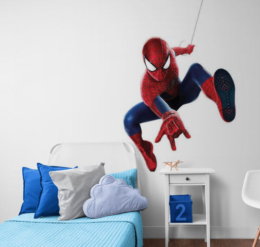 Spiderman on Web Wall Sticker