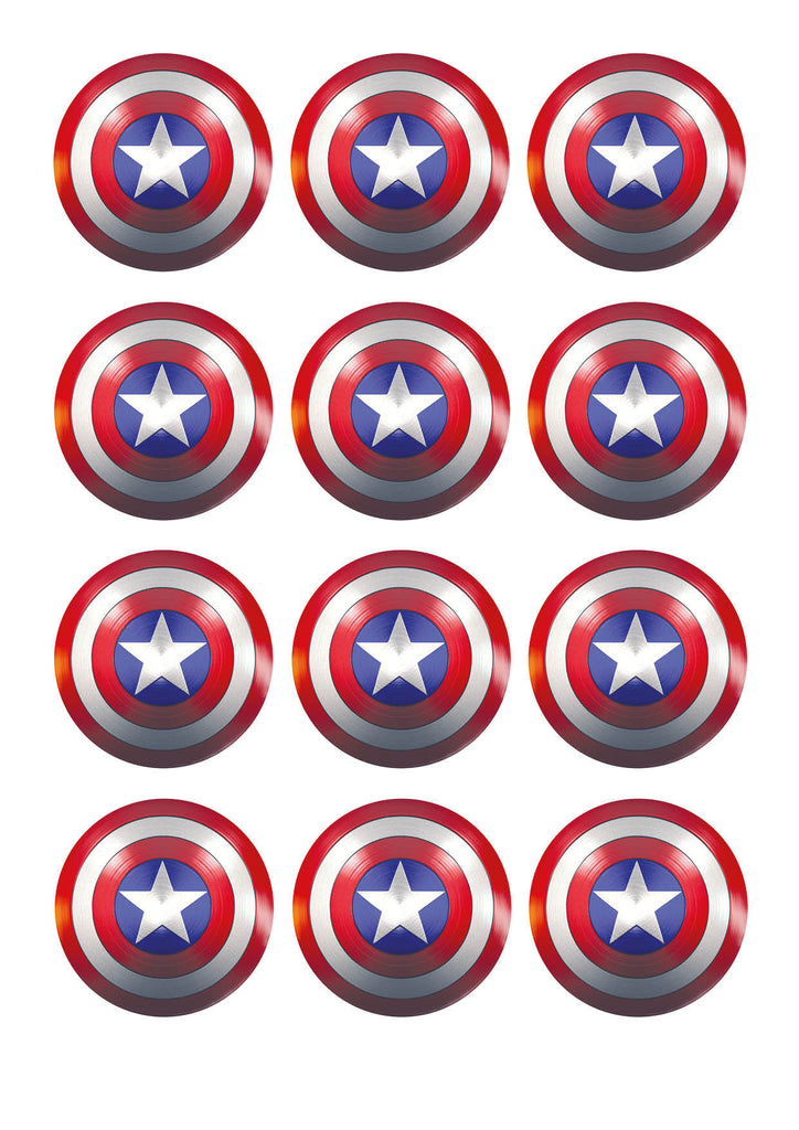 Mini Shield Sticker Marvel Wall Stickers – AliceInWallpaperland